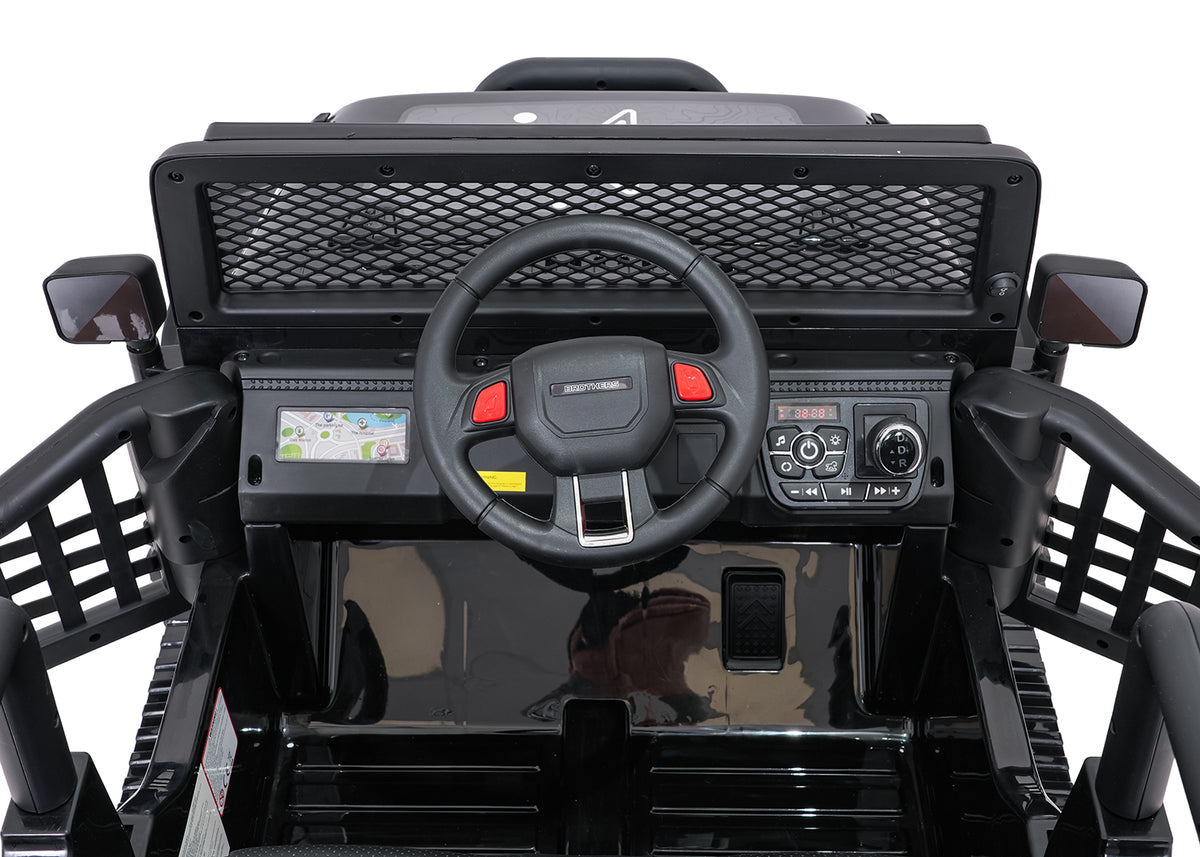Elektrické autíčko Jeep BEAST 4x4 čierna