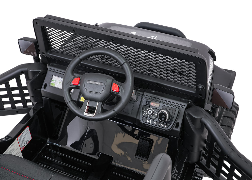 Elektrické autíčko Jeep BEAST 4x4 čierna