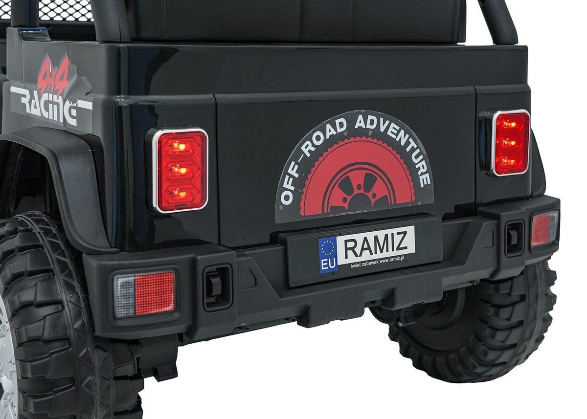 Elektrické autíčko Jeep BEAST 4x4 čierna