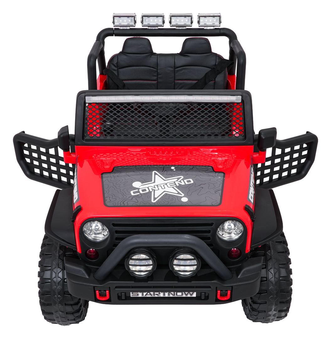 Elektrické autíčko Jeep BEAST 4x4 červená
