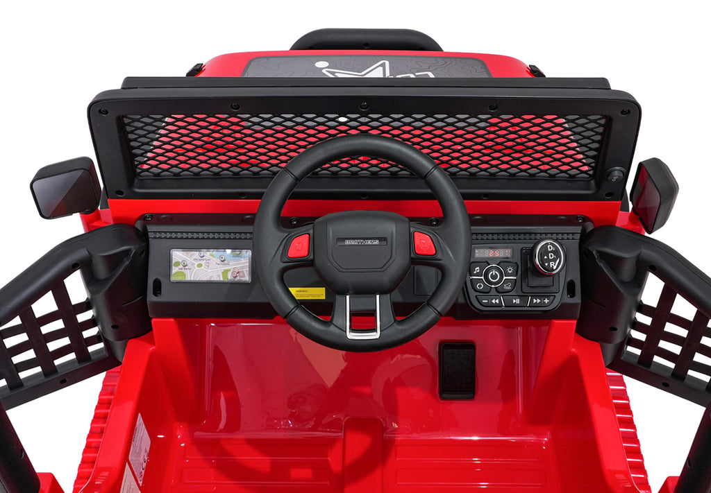Elektrické autíčko Jeep BEAST 4x4 červená