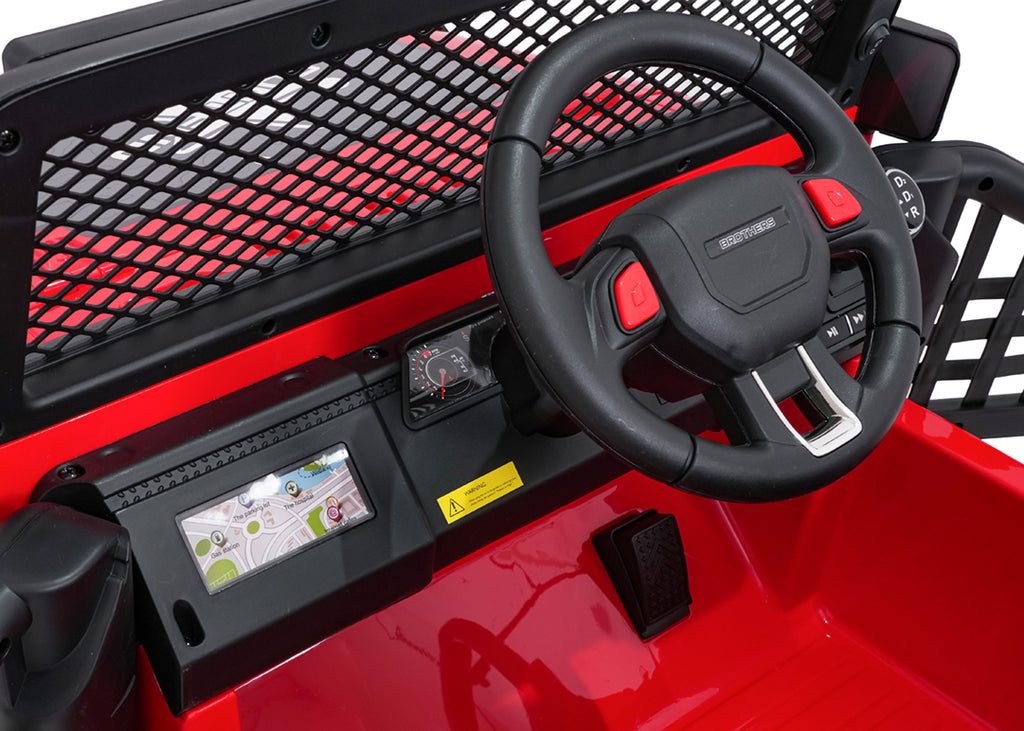 Elektrické autíčko Jeep BEAST 4x4 červená