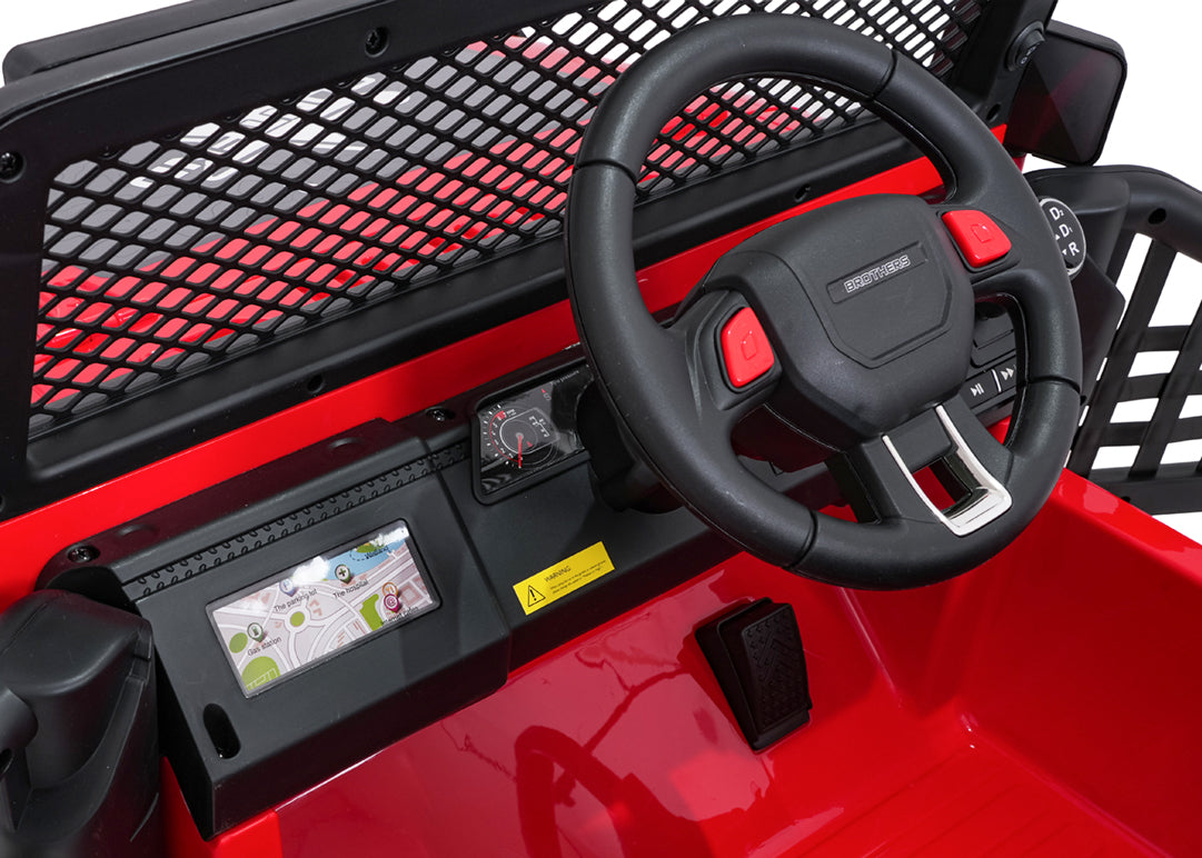 Elektrické autíčko Jeep BEAST 4x4 červená