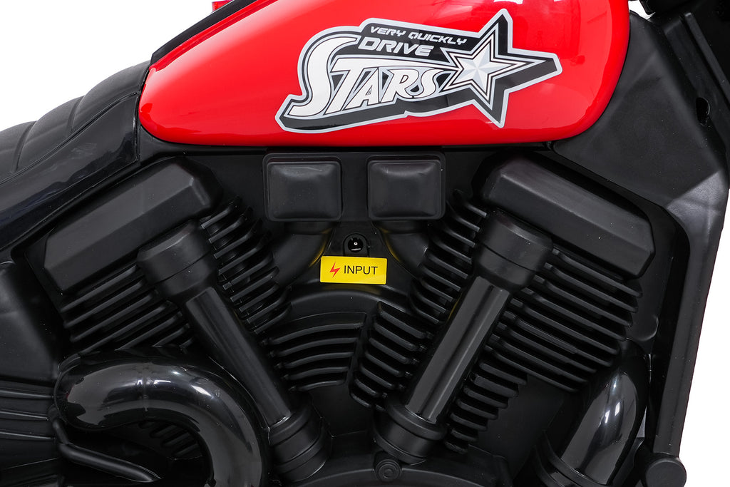 Vehicle Motor STAR Red