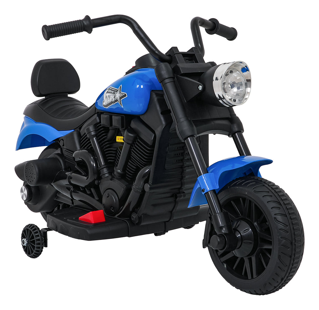 Elektrická motorka STAR modrá