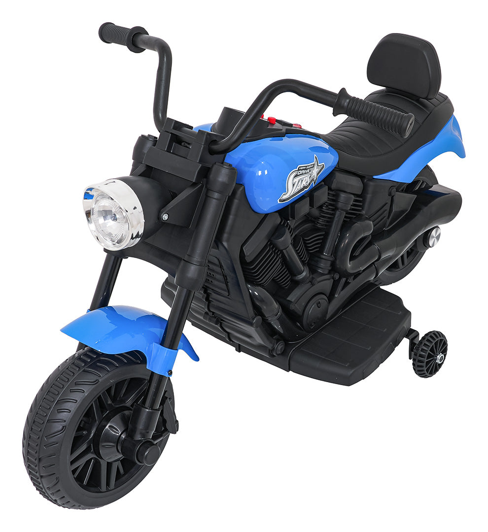 Elektrická motorka STAR modrá