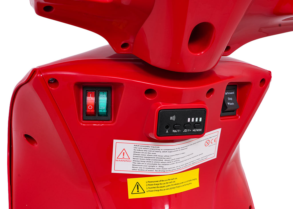 Elektrická motorka Honda SH125I červená