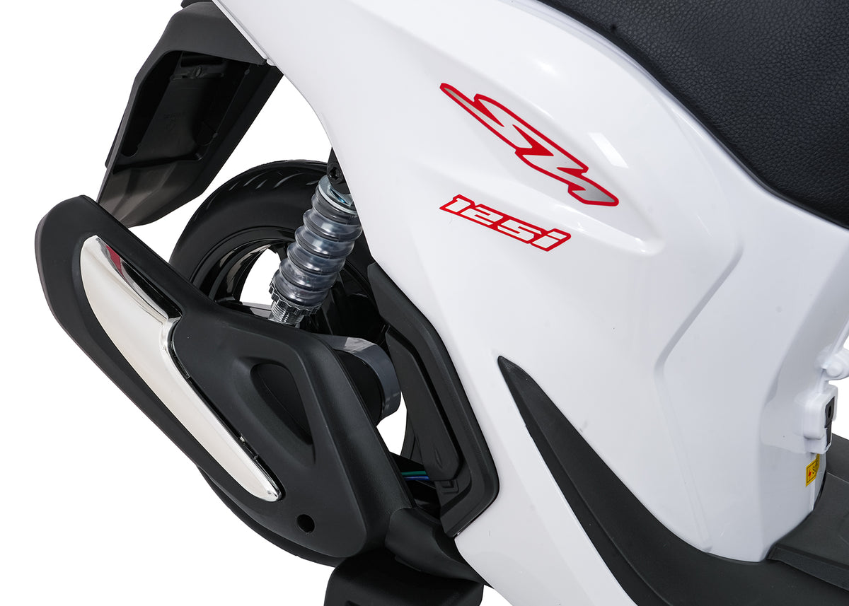 Elektrická motorka Honda SH125I biela