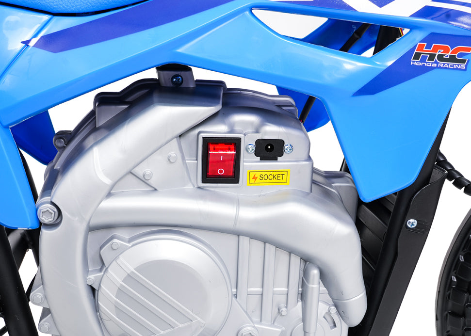 Elektrická motorka Honda CFR450R modrá