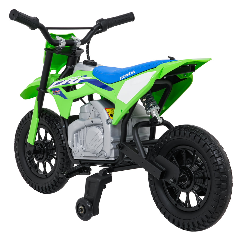 Elektrická motorka Honda CFR450R zelená