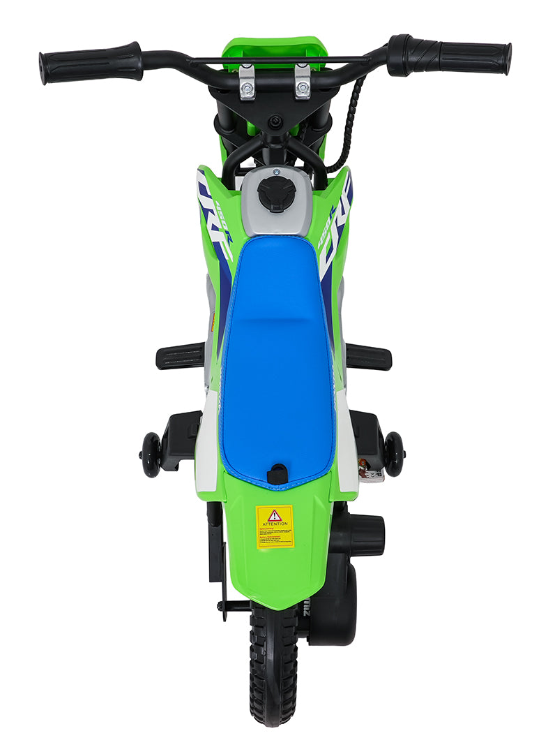 Elektrická motorka Honda CFR450R zelená