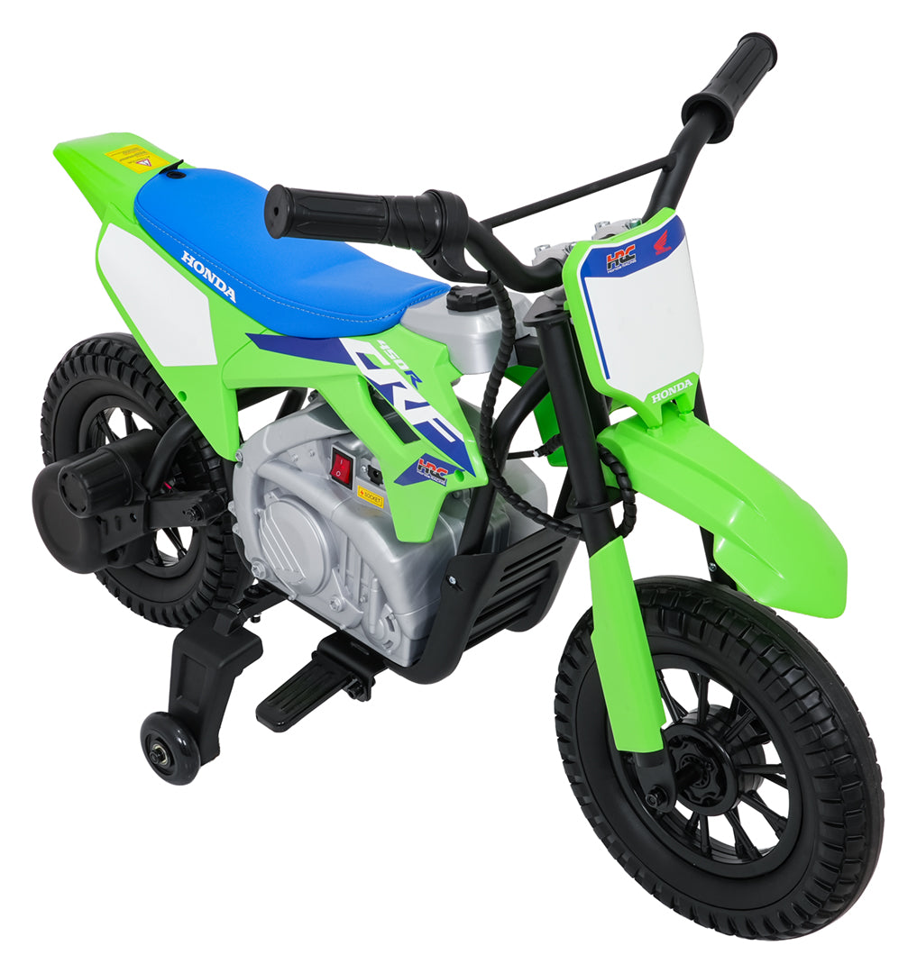 Elektrická motorka Honda CFR450R zelená