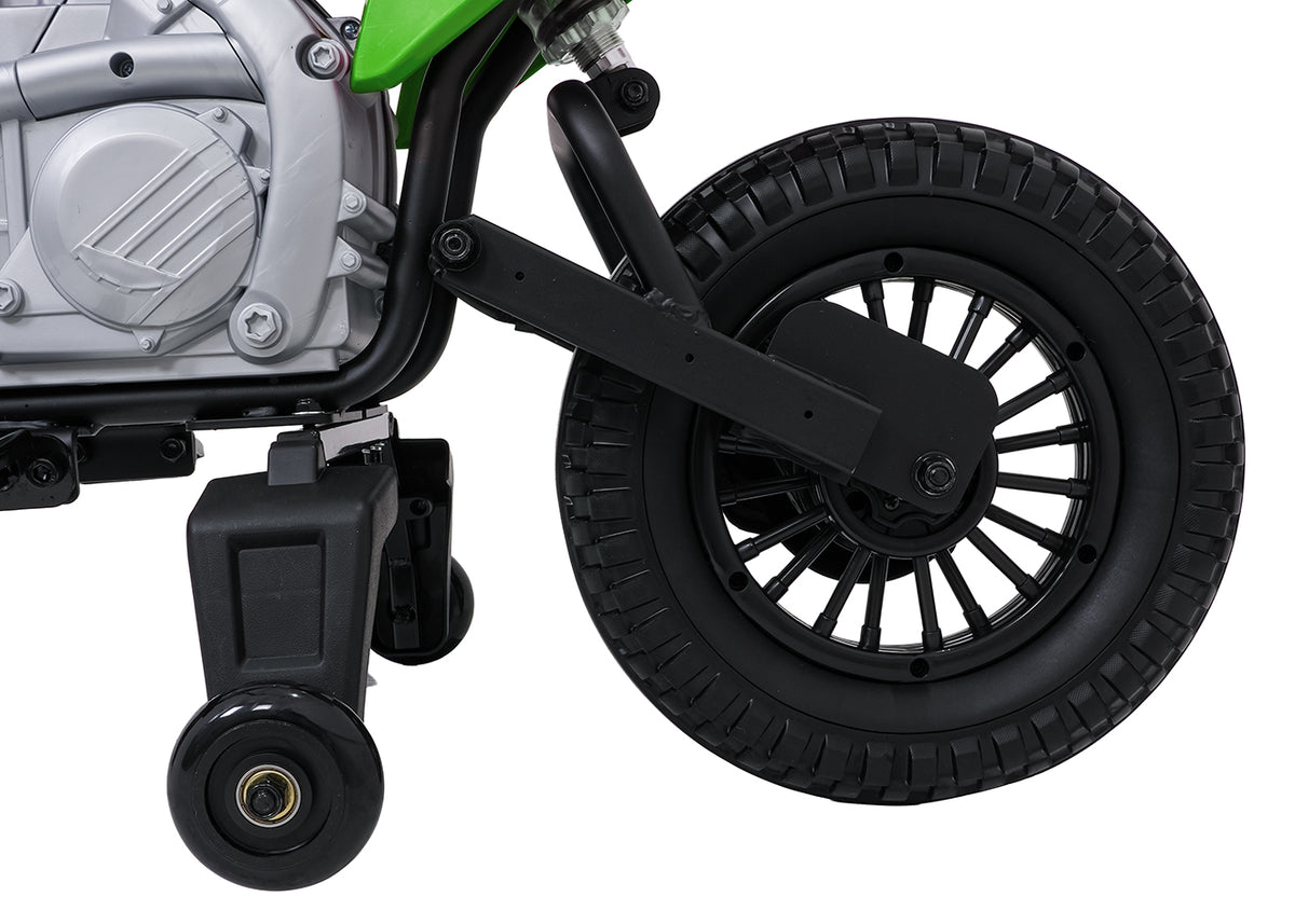 Elektrická motorka Honda CFR450R zelená