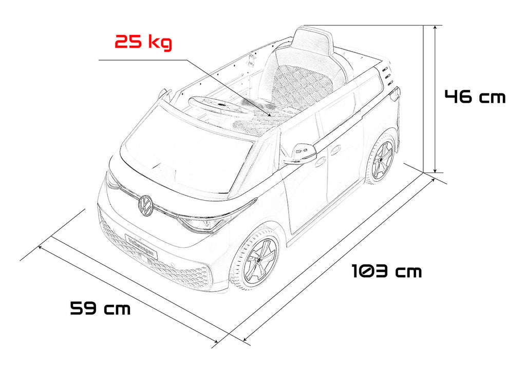 Volkswagen ID BUZZ Blue Vehicle