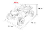 Elektrická buggy RTR Monster Speed 4x4 červená