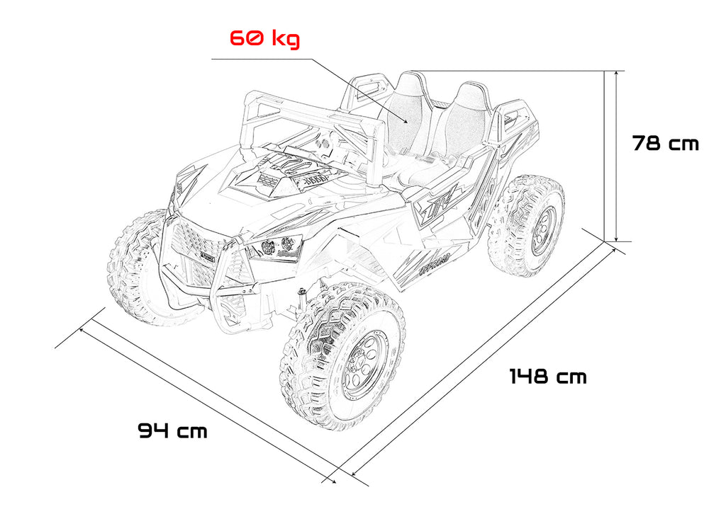 Buggy RTR Monster Speed 4x4 Black
