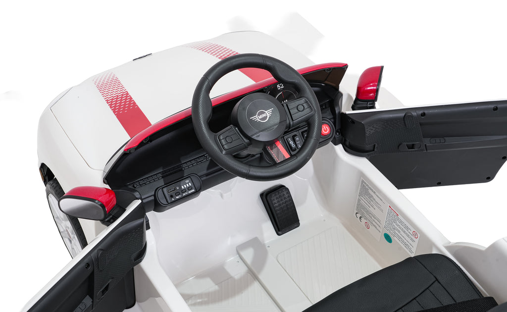 Elektrické autíčko Mini Cooper biela