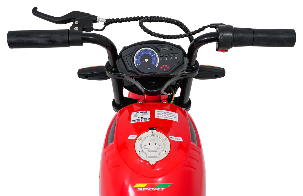 Vehicle Motorcycle SUPERMOTO Red