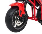 Elektrická motorka SUPERMOTO červená