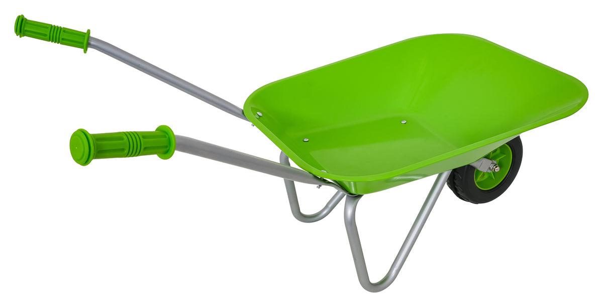 Little Gardener's Set with a Wheelbarrow Green