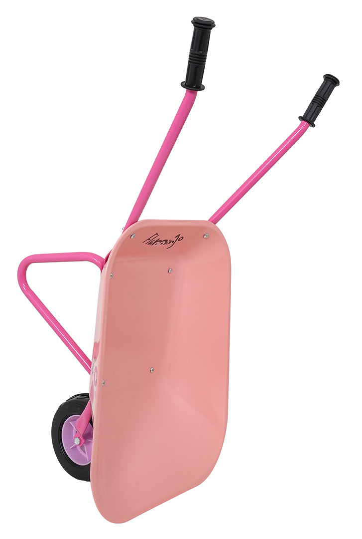 Little Gardener's Set with Wheelbarrow Pink