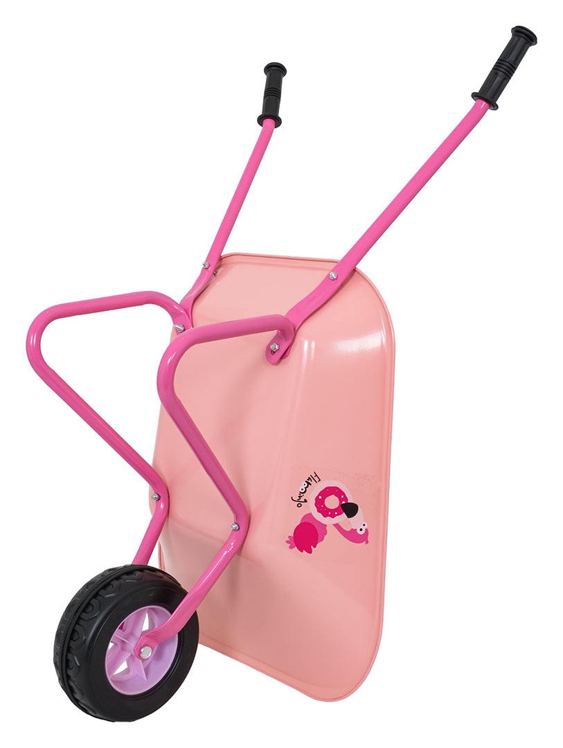 Little Gardener's Set with Wheelbarrow Pink