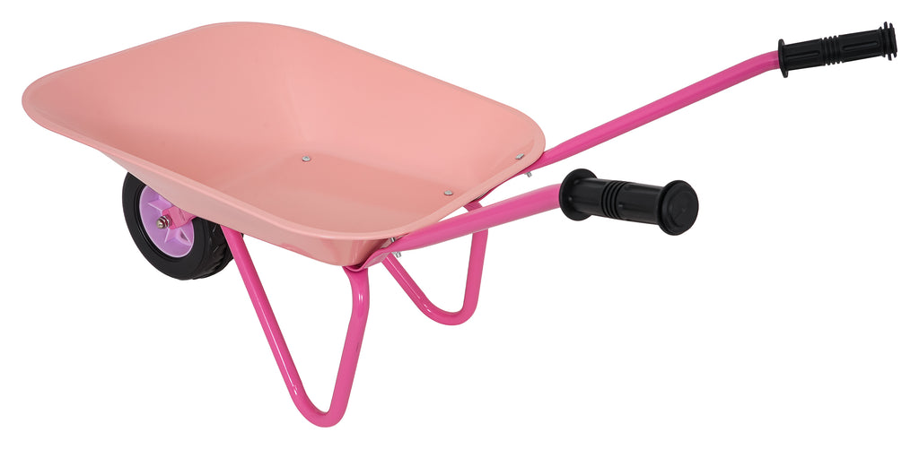 Little Gardener's Set with Wheelbarrow Pink