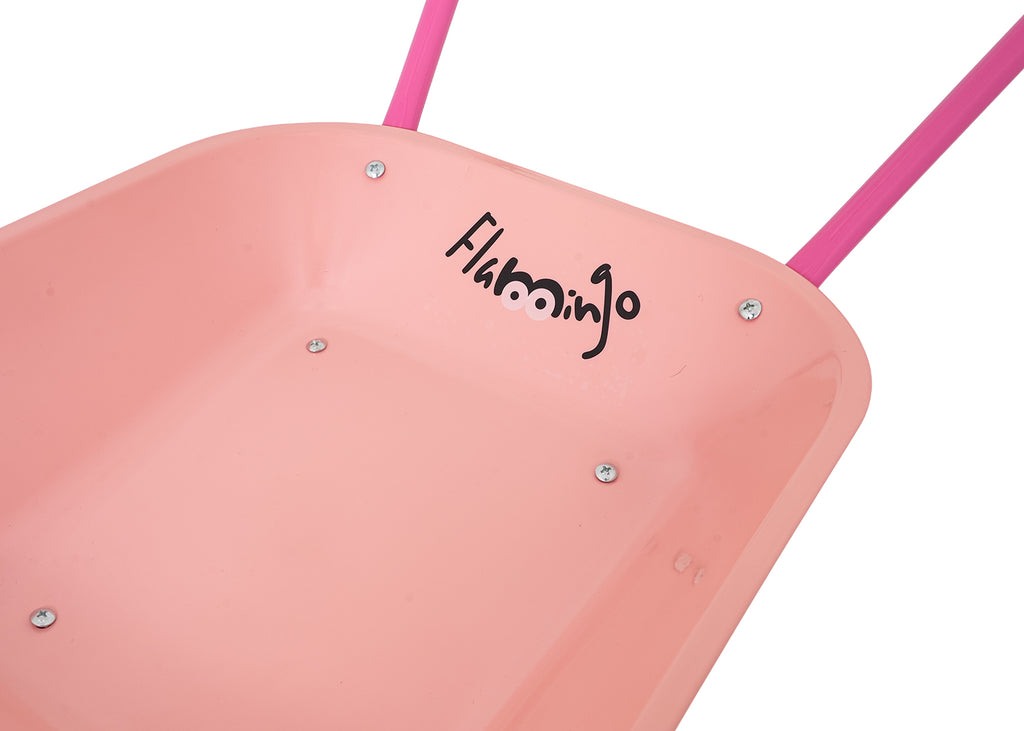 Little Gardener's Set with Wheelbarrow Pink