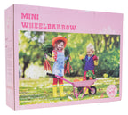 Little Gardener's Set with Wheelbarrow Pink