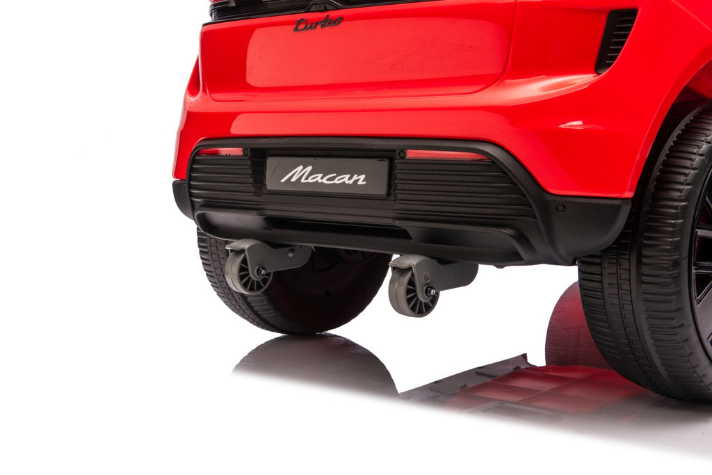 Elektrické autíčko Porsche Macan červená