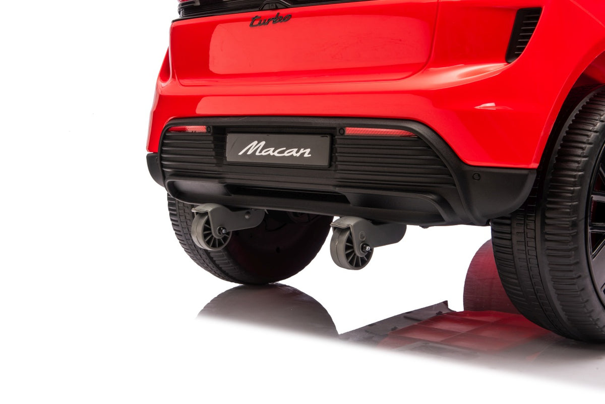 Elektrické autíčko Porsche Macan červená