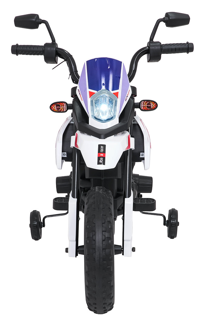 Elektrická motorka Aprilia RX biela