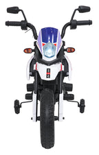 Elektrická motorka Aprilia RX biela
