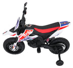 Elektrická motorka Aprilia RX biela