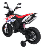 Elektrická motorka Aprilia RX biela