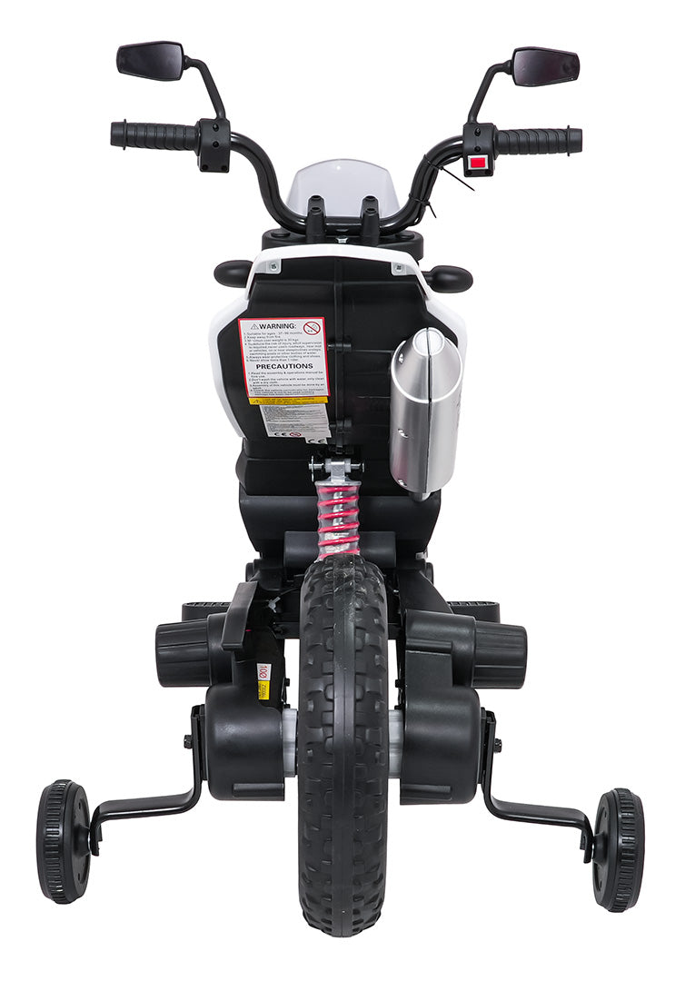 Elektrická motorka Aprilia RX biela