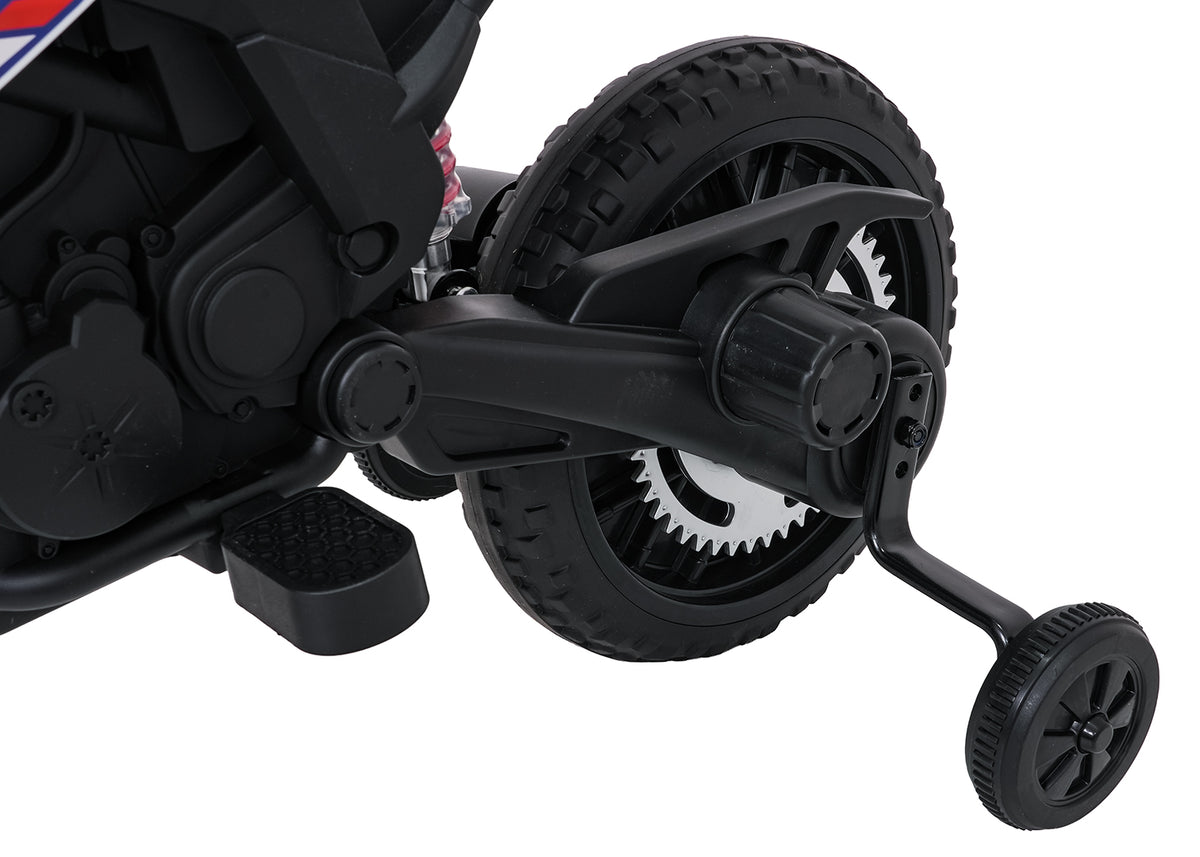 Elektrická motorka Aprilia RX biela