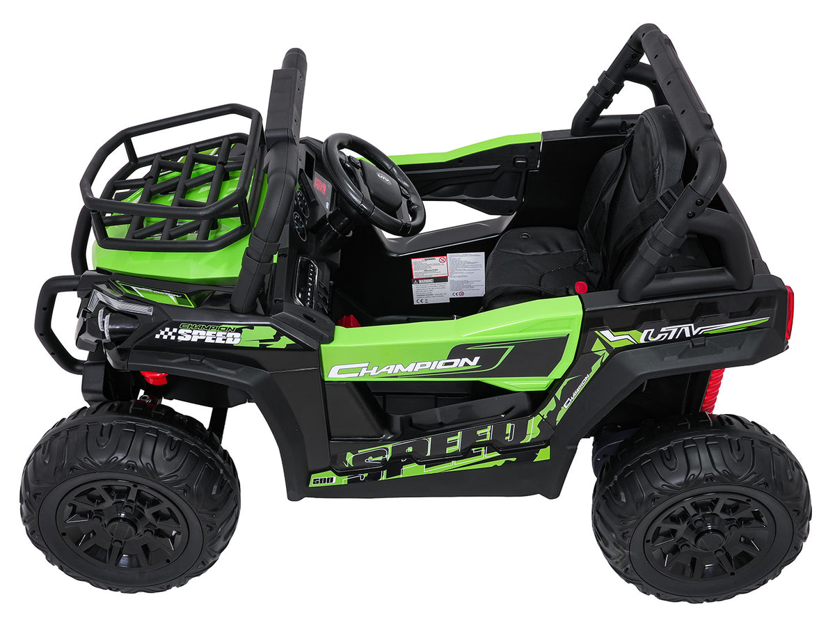 Elektrické autíčko UTV LIFT zelená Off-Road
