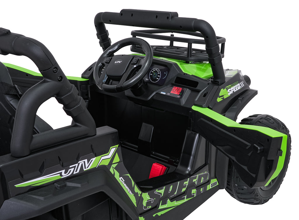 Elektrické autíčko UTV LIFT zelená Off-Road