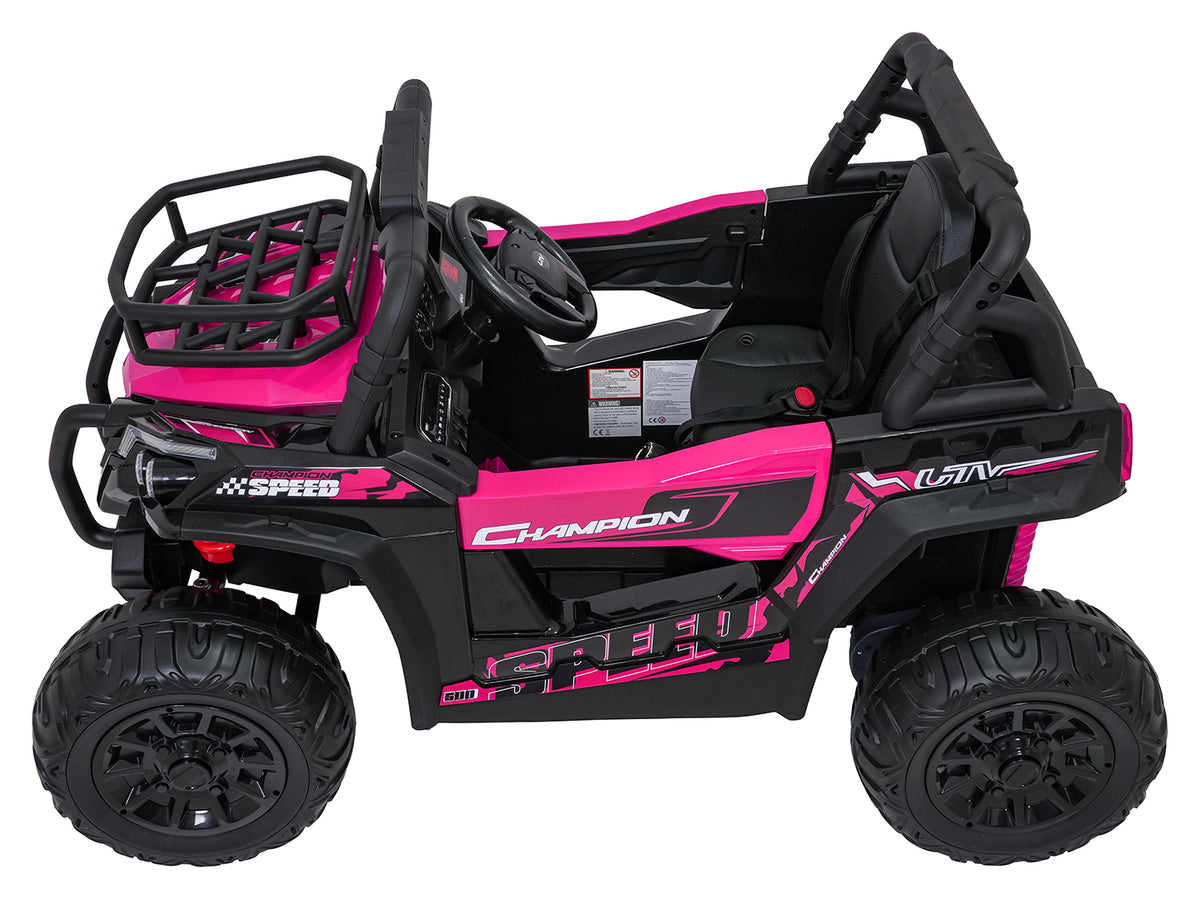 Elektrické autíčko UTV LIFT ružová All Terrain