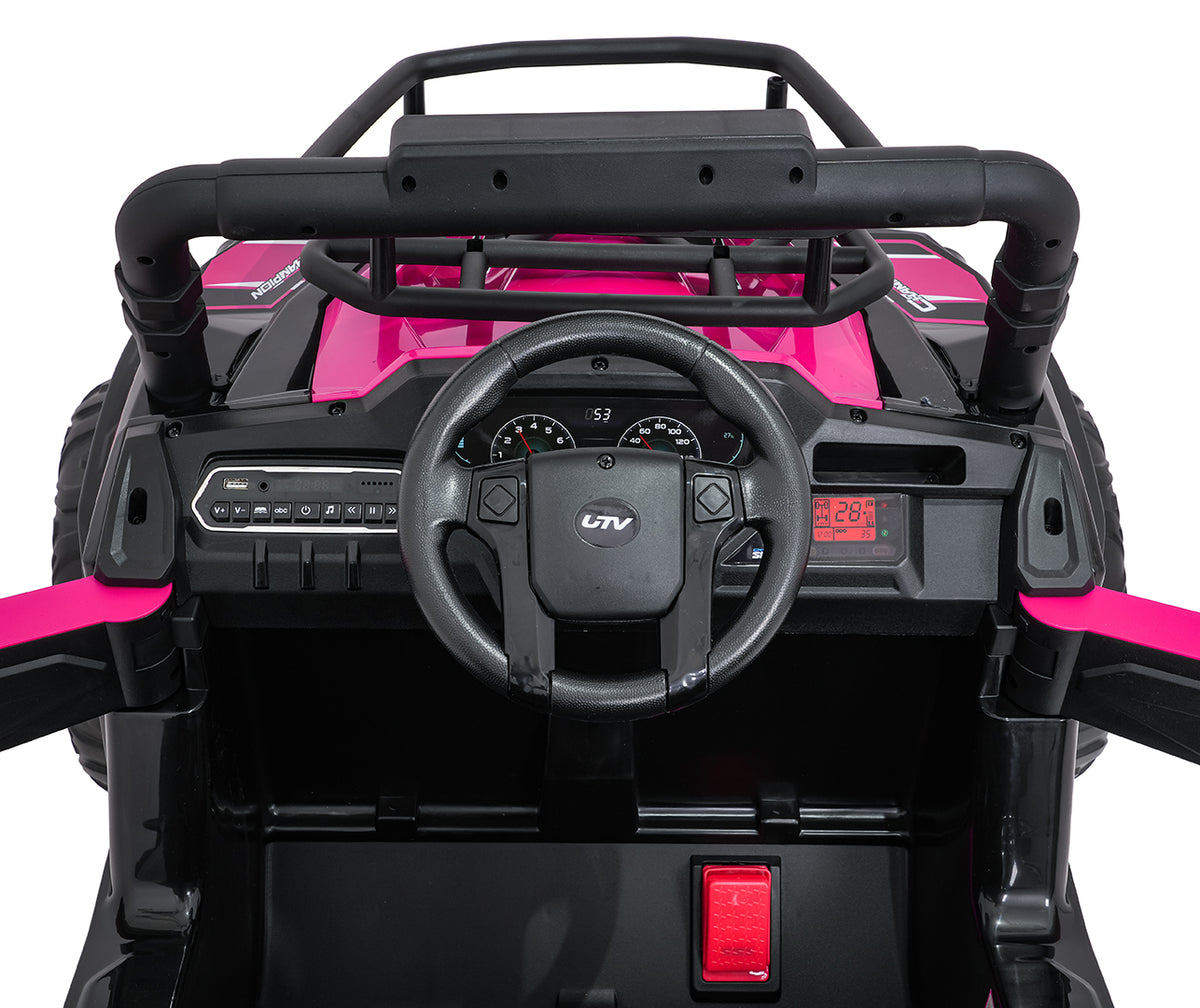 Elektrické autíčko UTV LIFT ružová All Terrain