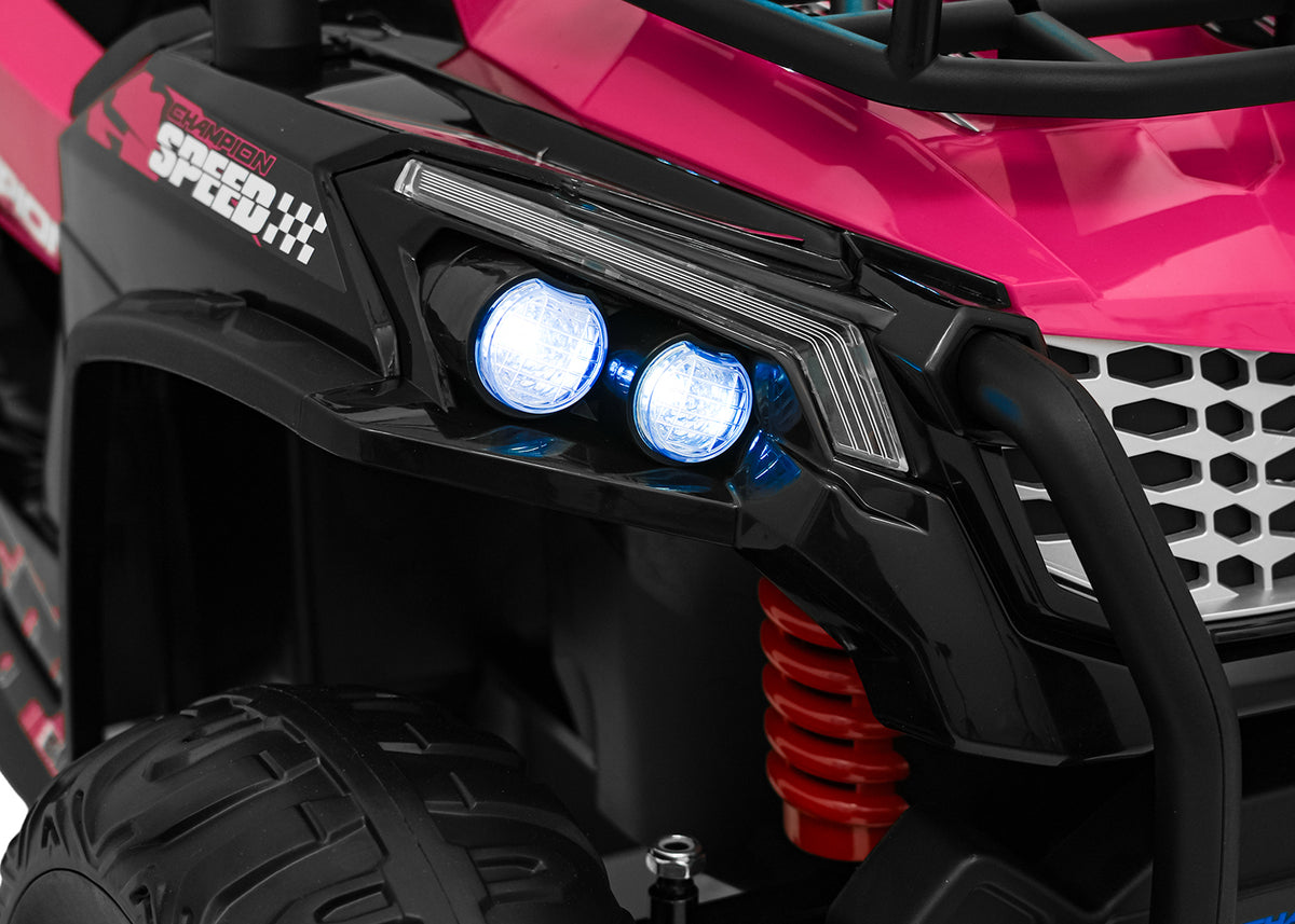 Elektrické autíčko UTV LIFT ružová All Terrain