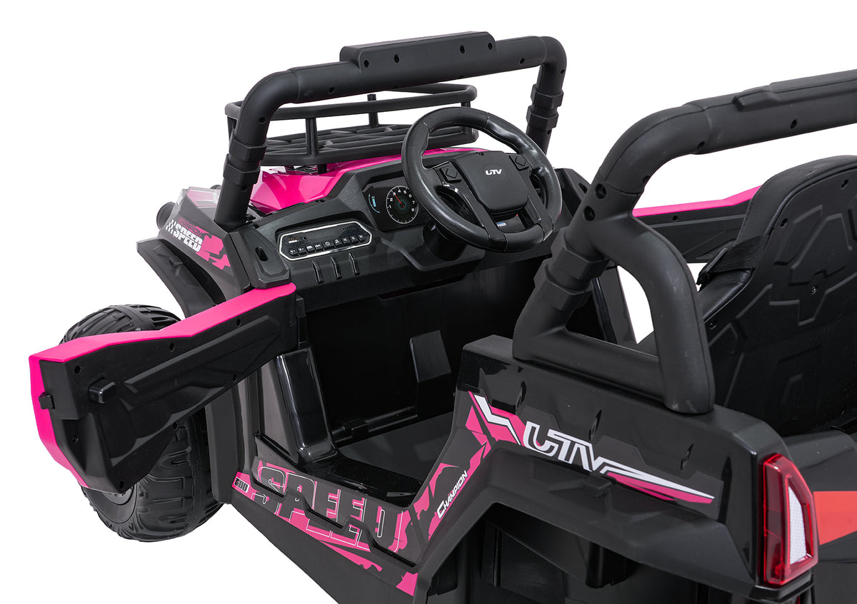 Elektrické autíčko UTV LIFT ružová All Terrain