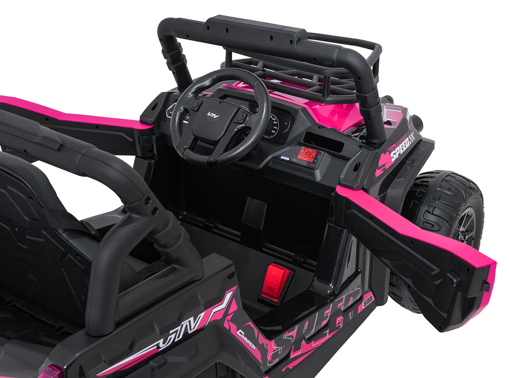 Elektrické autíčko UTV LIFT ružová All Terrain