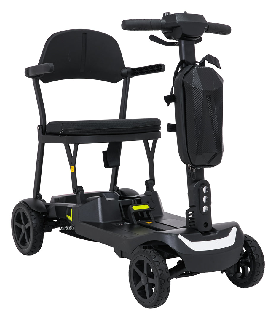 SeniorStar Black Four-Wheel Electric Scooter for Seniors