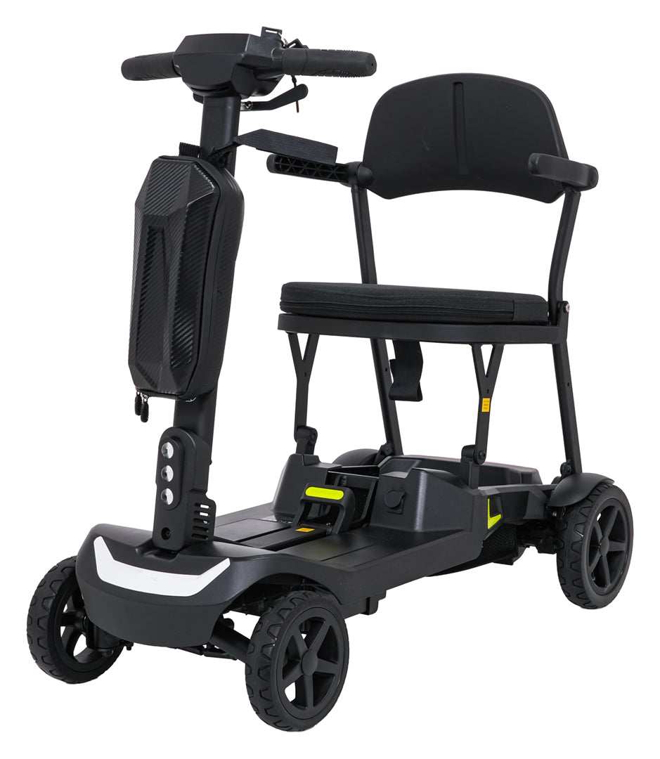 SeniorStar Black Four-Wheel Electric Scooter for Seniors