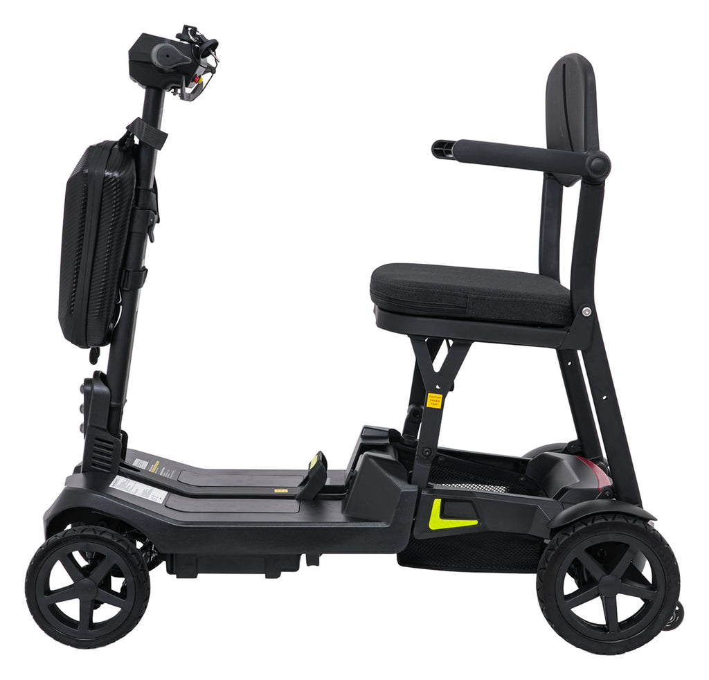 SeniorStar Black Four-Wheel Electric Scooter for Seniors