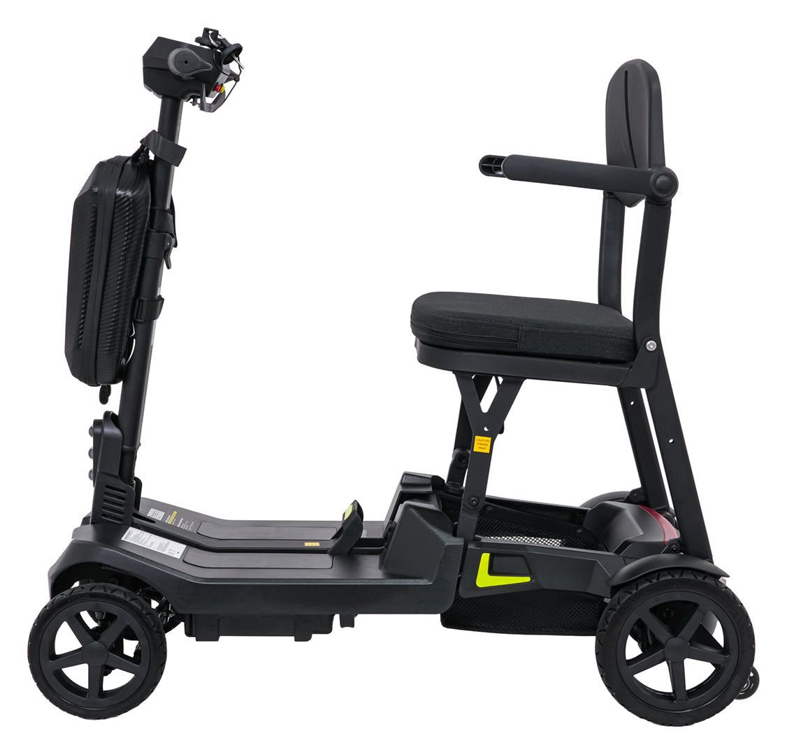 SeniorStar Black Four-Wheel Electric Scooter for Seniors