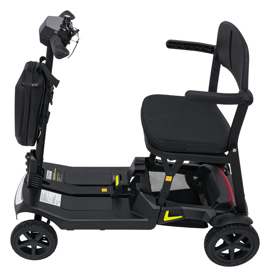 SeniorStar Black Four-Wheel Electric Scooter for Seniors