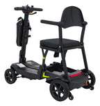 Skladací elektrický skúter SeniorStar 24 V – čierny
